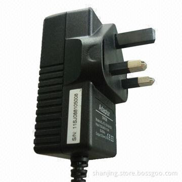 UK Plug 12V DC 1.5A Power Adapter with CE Approval, Security Alarm System Power Supply